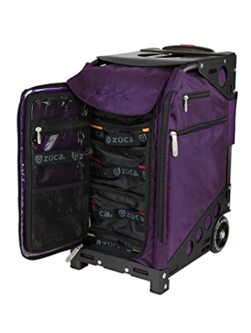 züca Pro Travel - der Koffer zum Sitzen (Royal Purple/schwarz) - 